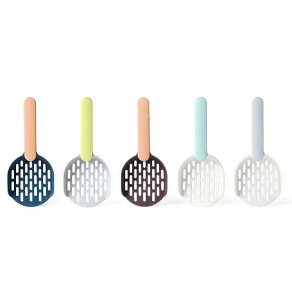 Walbest Plastic Cat Litter Scoop, Portable Kitty Litter Boxes Scooper Pet Sift Shovel, Litter Cleaning Tool, 1Pc