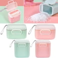 thumbnail image 1 of Walbest Portable Baby Formula Dispenser, 400/800ml Milk Powder Dispenser Container Food Storage Box, Candy Fruit Box, Snack Container, for Infant Toddler Children Travel, 1 of 7