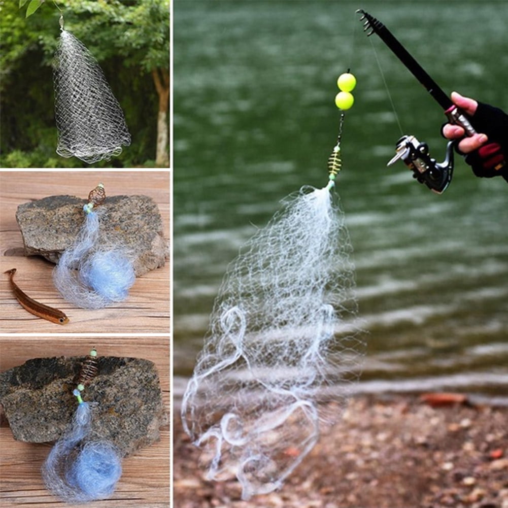 Walbest Portable Fish Net Trap Shoal Throw Trolling Mesh Fishing