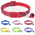 thumbnail image 1 of Walbest Puppy ID Collars with Bell Adjustable 19-32cm, Soft Polyester Adjustable Reflective Identification Collars for Newborn Pets, 1 of 7