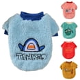 thumbnail image 1 of Walbest Puppy Pullover Clothes for Dogs Boy Girl Winter Warm Sweaters, Soft Cute Cartoon Embroidery Pattern Cosplay, Cat Bunny Vest Flannel Pet Costume Pet Apparel for Puppy Kitten, 1 of 7