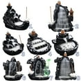 thumbnail image 1 of Walbest Retro Backflow Incense Burner Waterfall Handmade Ceramic Smoke Censer Handicraft Home Decor Ornament, 1 of 7