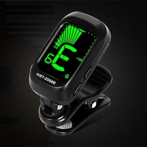 Walbest Rotatable Guitar Tuner Digital Tuner Clip-On for Acoustic Electric Chromatic Bass Violin Guitars Ukulele Large Clear Colorful LCD Display Battery Included
