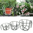 thumbnail image 1 of Walbest Round Metal Hanging Railing Planter Holder, Hanging Railing Planter Flower Pot Holder Basket Iron Art Rack Fence Shelf Container for Balcony, Garden, Indoor and Outdoor, 1 Piece, 1 of 7