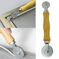 thumbnail image 1 of Walbest Screen Rolling Tool, Screen Spline Roller Tool for Installing Window and Door Screens - Wooden Handle and Steel Wheel (Dia 1.57/ 1.3 Inch), 1 of 7