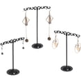 thumbnail image 1 of Walbest Set of 3 Earring T Stand, 3 Different Size T Bar Earring Display Holder for Show, Metal Small Jewelry Online Stores Photography Props for Retail Selling Showcase Displays, 1 of 7