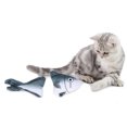thumbnail image 1 of Walbest Simulation Fish Shark Cat Toy, Plush Interactive Cat Toys, Fun Toy for Cat Exercise, Fish Head & Fish Tail Toy, 1 of 5