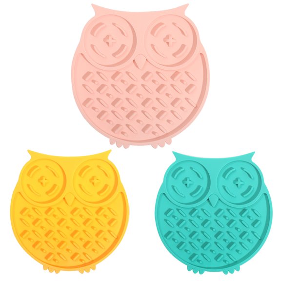 Walbest Slow Feeding Mat for Dogs & Cats, Slow Feeder Licking pad with Non-Slip Design, Feeder Mat for Yogurt or Pea nut Butter, Pet Food Mat with Suction Cup for Bathing, Grooming,and Nail Trimming