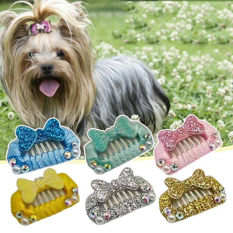 Dogs with hair bows discount
