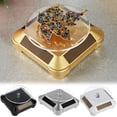 thumbnail image 1 of Walbest Solar Display Stand Turntable, Auto 360 Rotating Display for Jewelry Spinner Watch Hobby Collection Shelf, Solar or AA Battery Powered, 1 of 6
