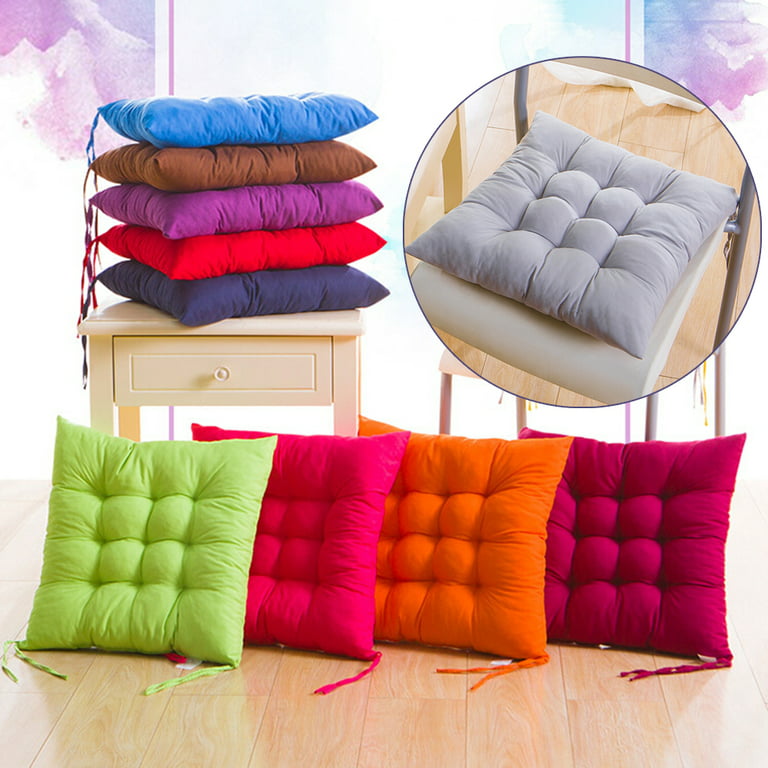 Minimalist Solid Color Chair Cushion For Living Room, Classroom