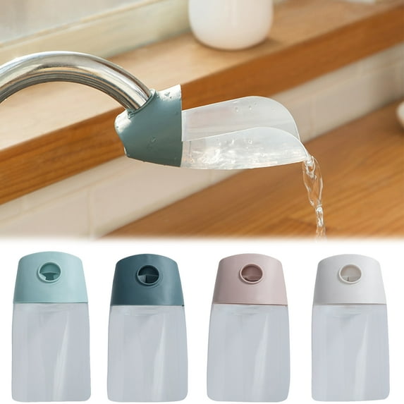 Walbest Splash-proof Faucet Extender Sink Handle Extender Lightweight TPR Easy Installation High Flexibility Sink Tap Extender Kitchen Tool