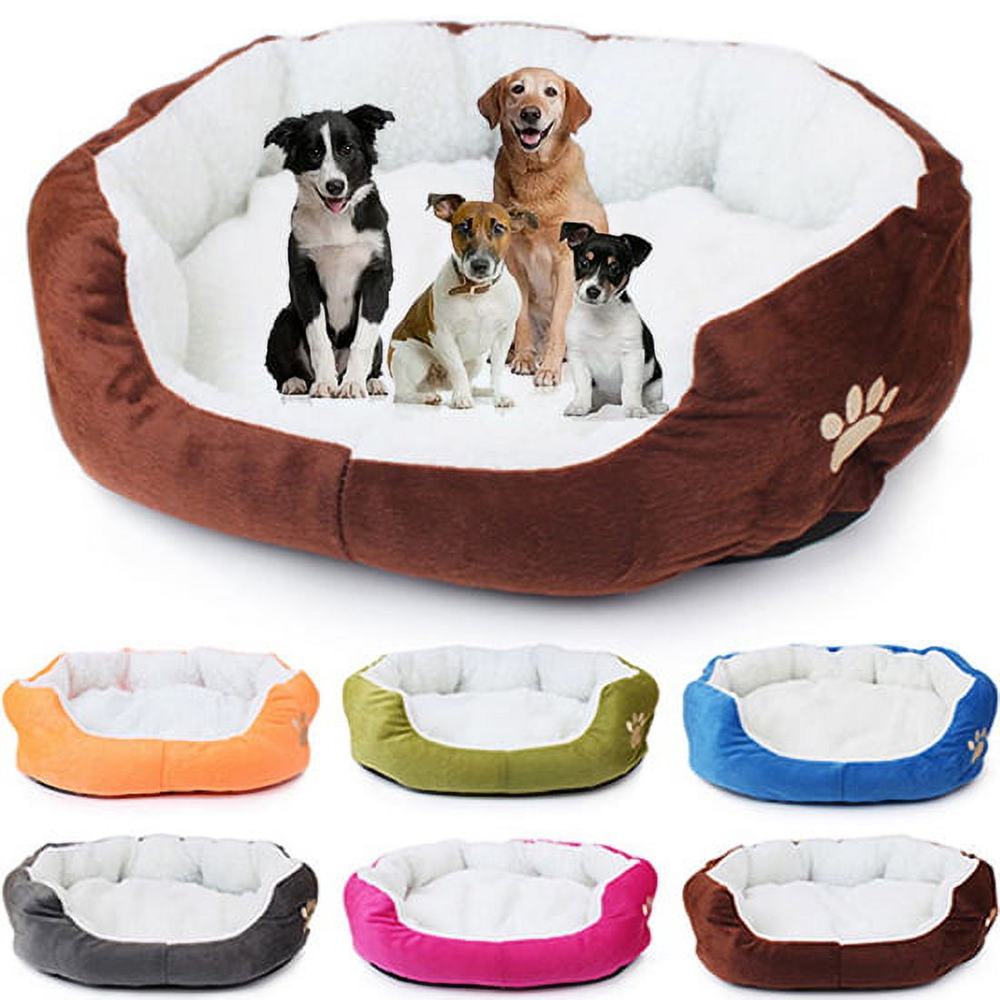 Walbest Square Dog Bed Sleeping Bed pet Bed pet Supplies Ultra Soft