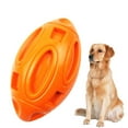 thumbnail image 1 of Walbest Squeaky Dog Toys for Aggressive Chewers: Rubber Interactive Puppy Ball with Squeaker,Almost Indestructible Tough Durable Pet Chew Toys for Medium and Large Breed, Orange, 1 of 8