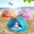 thumbnail image 1 of Walbest Summer Baby Beach Tent & Shade Pool, Instant Portable Breathable Travel Baby Beach Tent Bed Playpen Sun Shelter, Mosquito Net Super Lightweight, 1 of 7