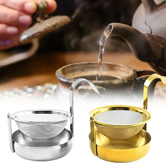 Walbest Tea Infuser Rotatable Convenient 304 Stainless Steel Anti-rust Mesh Tea Strainer Tea Filter, Tea Maker Accessory