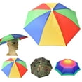 thumbnail image 1 of Walbest Umbrella Adjustable Unisex Hat, Polyester, Multicolor, 1 of 6