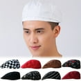 thumbnail image 1 of Walbest Unisex Adult Beret Hat Chef Hat Catering Cook Baker Waiter Peaked Cap, 1 of 7
