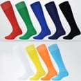 thumbnail image 1 of Walbest Unisex Long Tube Socks Jacquard Breathable Sweat Absorption No Odor Elastic Socks, Thin Sports Socks, Soccer & Volleyball Socks, Baseball, Cheerleader, Soccer Team Socks, 1 of 7