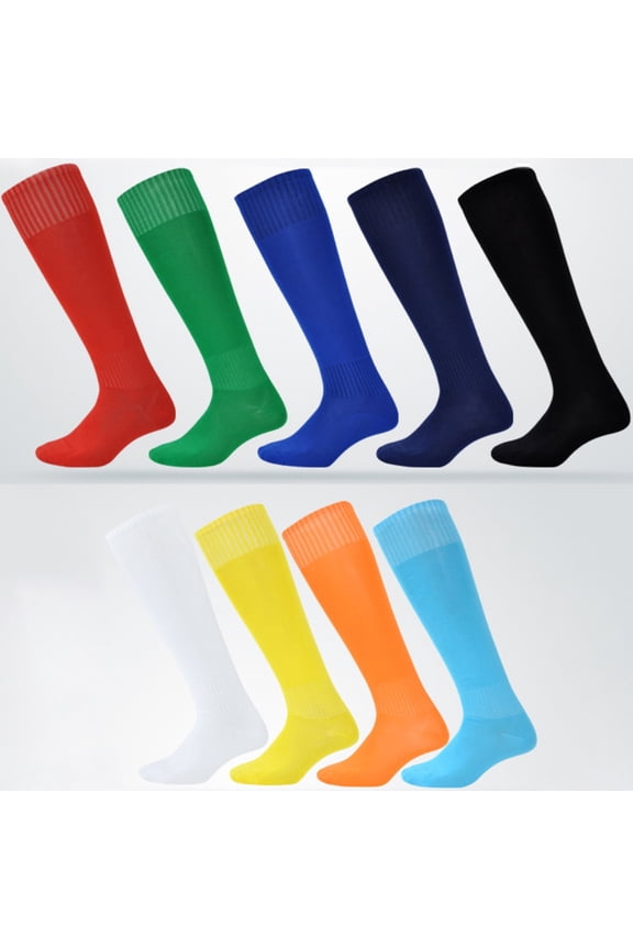 Unisex Long Tube Socks Jacquard Breathable Sweat Absorption No Odor Elastic Socks, Thin Sports Socks, Soccer & Volleyball Socks, Baseball, Cheerleader, Soccer Team Socks