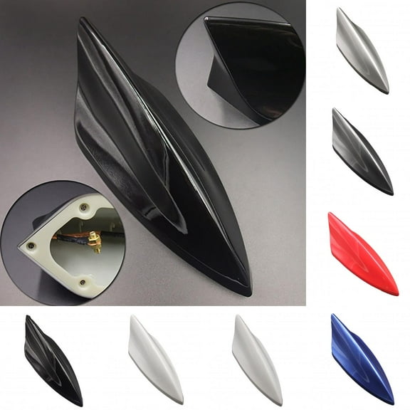 Walbest Universal Auto Car Roof Shark Fin Signal Antenna FM/AM Radio Aerial