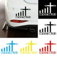 thumbnail image 1 of Walbest Universal Car Auto Vehicle Reflective Connected Cross WiFi Christian Decals Sticker Decoration, 1 of 7