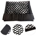 thumbnail image 1 of Walbest Universal Cargo Netting, Car Trunk Elastic Mesh Organizer, Adjustable Storage Nylon Net, Wall Sticker Add on Pouch Bag, Car Accessories Interior Organizer with Adhesive Tape 15.7 x 9.8 inch, 1 of 7