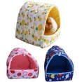 thumbnail image 1 of Walbest Warm Small Guinea Pig Hideout Guinea Pig House Small Pet Animals Bed Dutch Pig Hamster Nest Hedgehog Winter Warm Squirrel Hedgehog Chinchilla House Cage Nest Hamster Accessories, 1 of 7
