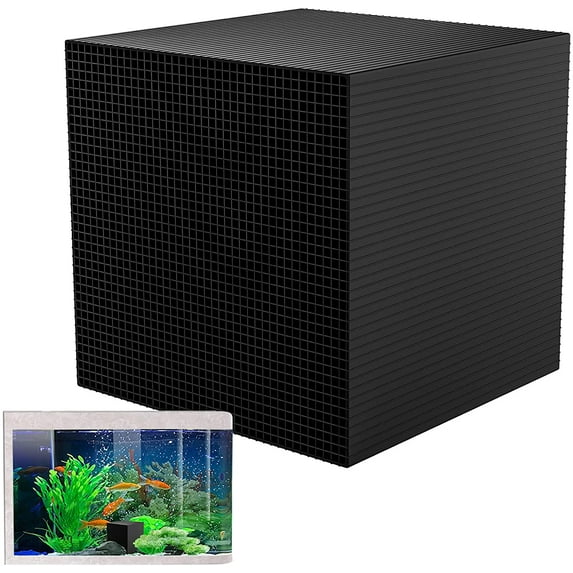 Walbest Water Purifier Cube Eco-Aquarium Filter, Activated Carbon Water Purifier Cube Fish Tank Filter,Quarium Filter for Tank,Super Adsorption of Bacterial Dirt,for Aquarium,Ponds,Water Purification