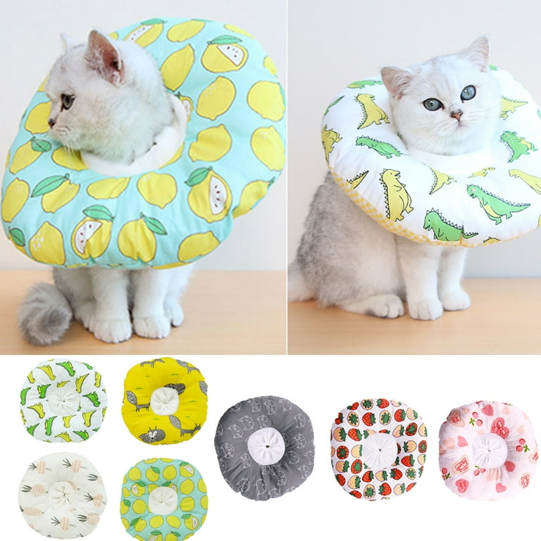 Walbest Waterproof Cat Cone for Head, Pet Dog Recovery Collar