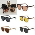 thumbnail image 1 of Walbest Women Foldable Sunglasses Solid Construction UV Resistant PC Fashionable Small Frame Sunglasses, 1 of 7