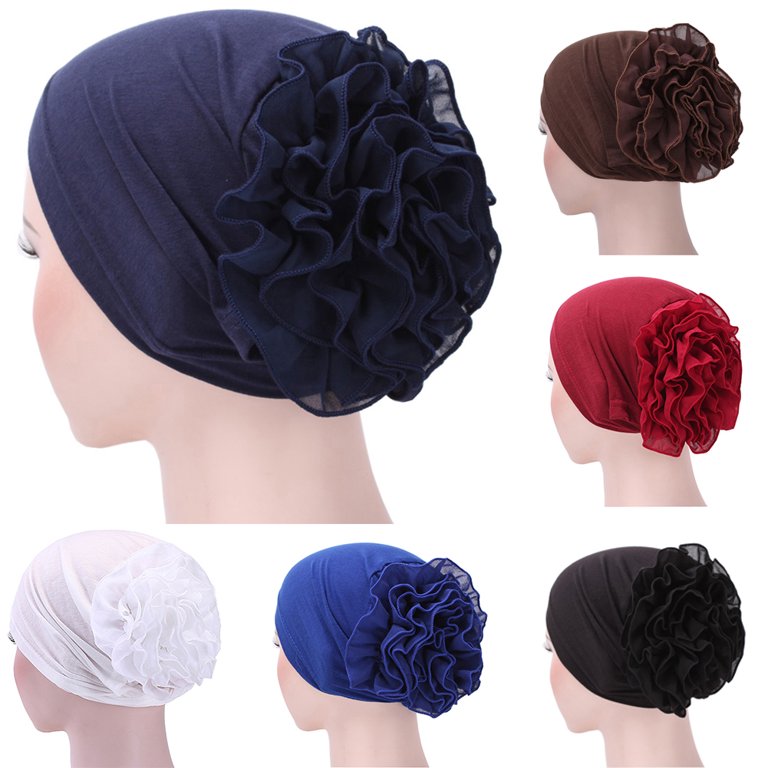 Beautiful Vintage Flower Turban Fascinator Cover Alopecia Chemo Church D… Beloved Millinery | Accessories | Beautiful Vintage Flower  main image 4