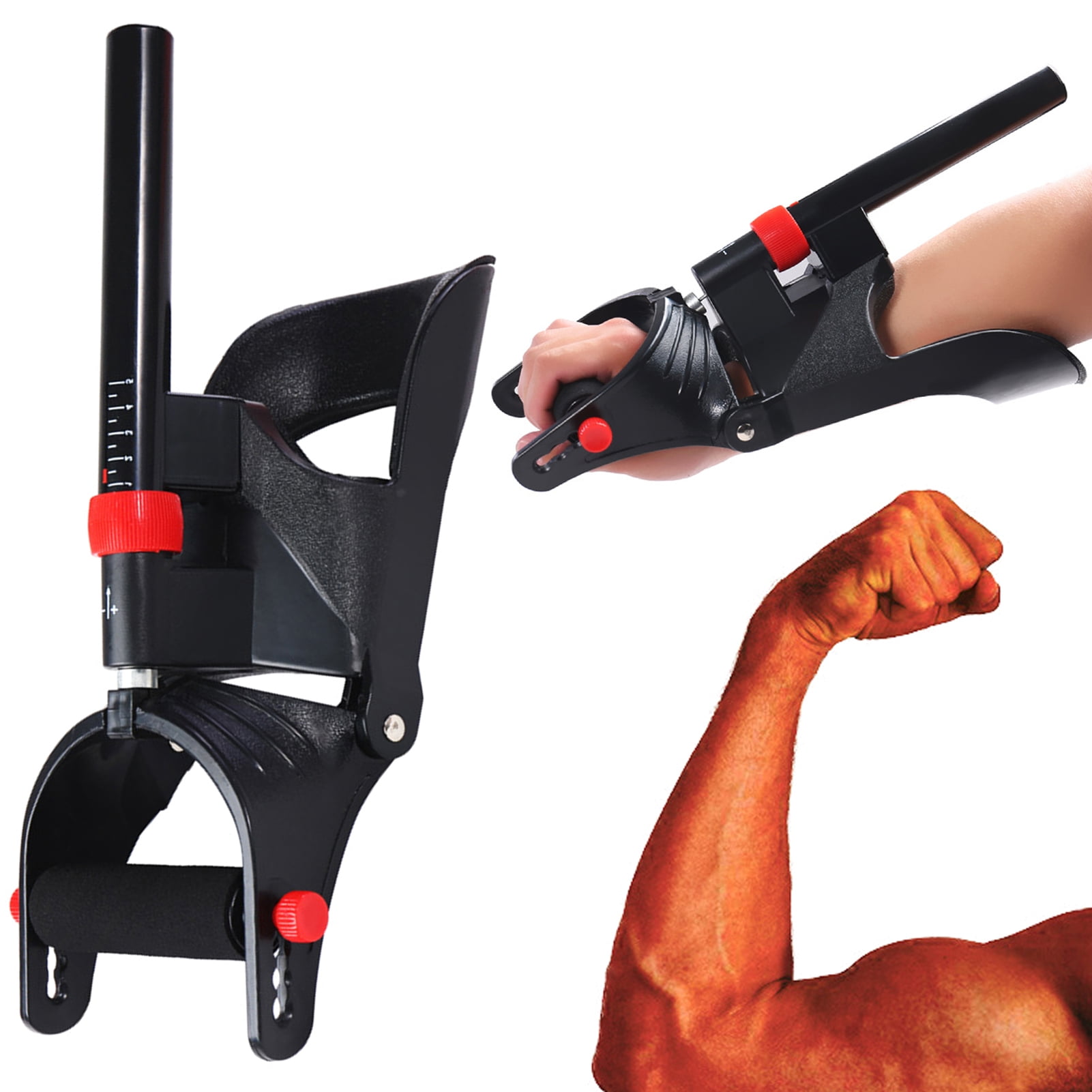 Walbest Wrist and Forearm Developer Wrist Strength Training Exercise  Machine, Adjustable Gears Forearm Grip Hand Gripper Exerciser Arm  Machines Exercise Muscle