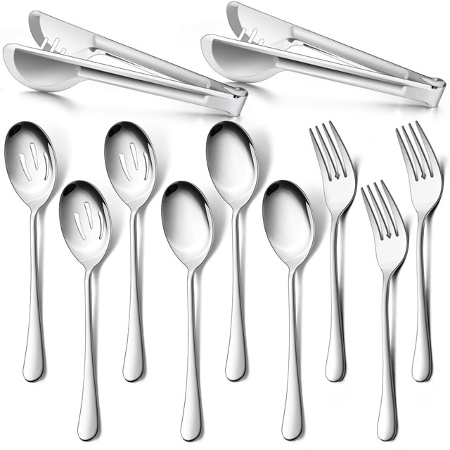 Walchoice 11 Piece Large Kitchen Service Set, Stainless Steel Catering