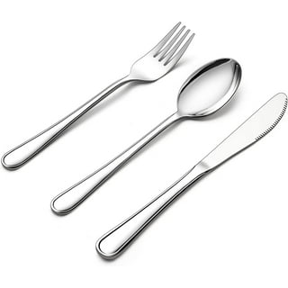 VANRA 2 Pieces Toddler Fork and Spoon Set with Travel Case 18/8 Stainless  Steel Toddler Utensils Kids Silverware Children Flatware Child Cutlery Set