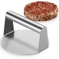 thumbnail image 1 of Walchoice Smash Burger Press, Stainless Steel Hamburger Smasher Tool for Griddle, 5.5” Round Flat Edge Grill Press for BBQ, Outdoor Cooking Indoor & Outdoor, 1 of 7