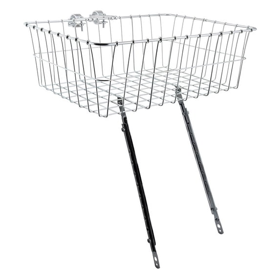 Wald 1392 Front Basket Silver 18X13X6" 2Pc Legs