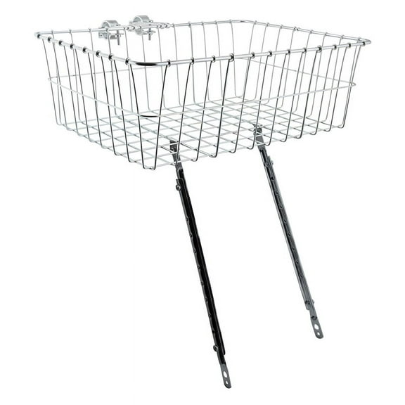 Wald 1392 Front Basket Silver 18X13X6" 2Pc Legs