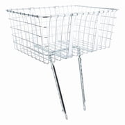 Wald 157 Heavy Duty Giant Front Delivery Basket Steel Silver 21 x 15 x 9