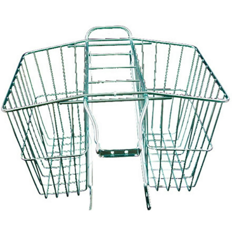 Rear twin bicycle sales carrier basket