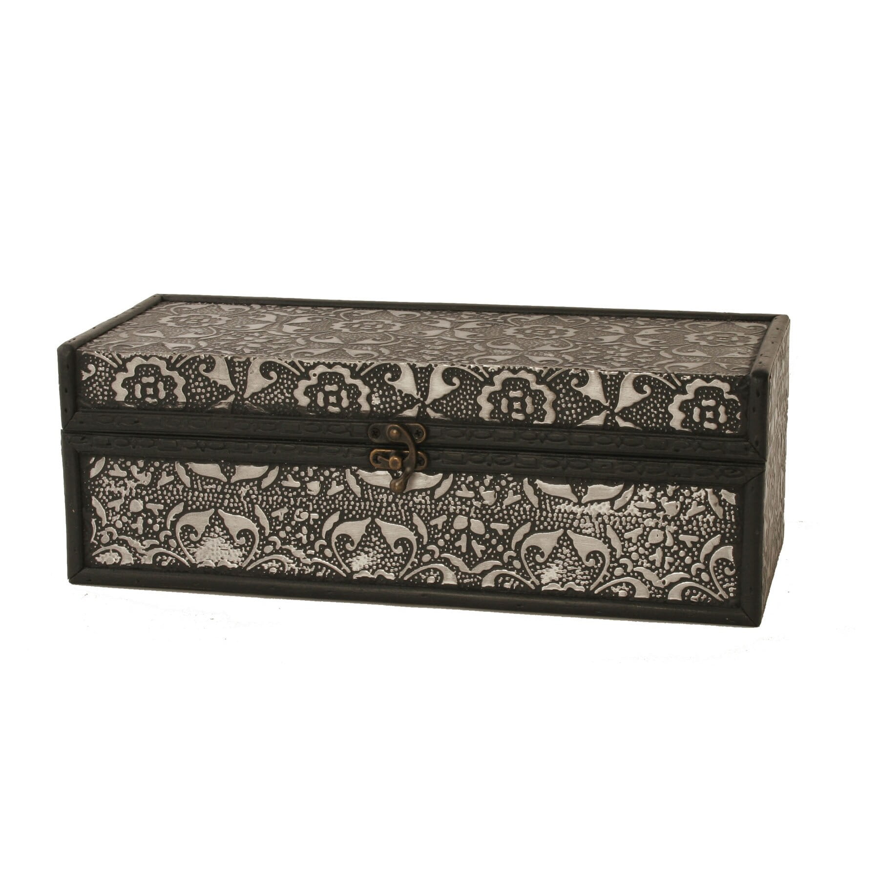 Wald Imports Metal/Wood Wine Box