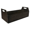 thumbnail image 1 of Wald Imports 2351-22 22 in. Black Metal Container with Scale Pattern, 1 of 1