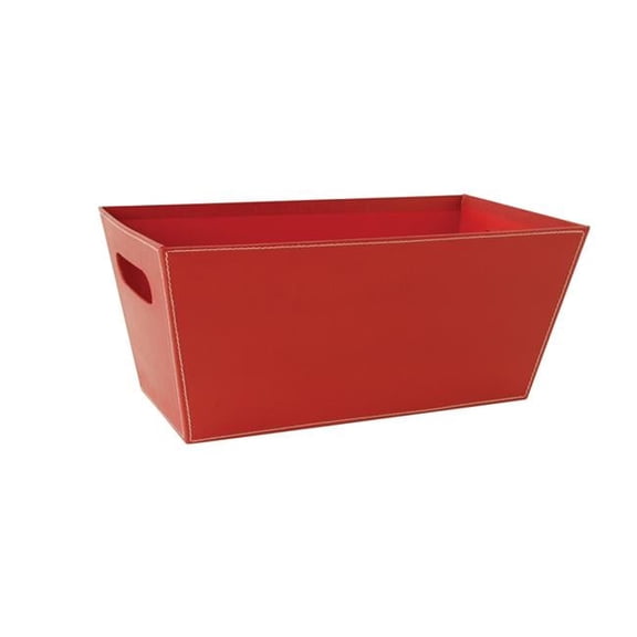 Wald Imports 7118-RED Paperboard Tote - Red - Pack of 2