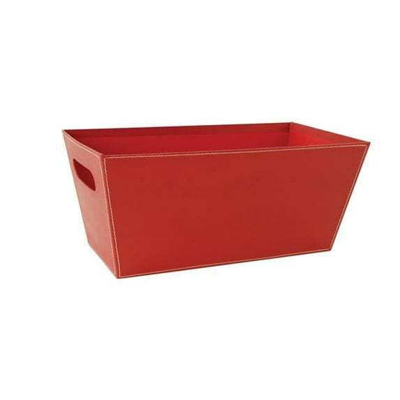 Wald Imports 7118-RED Paperboard Tote - Red - Pack of 2