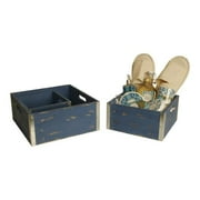 Wald Imports 8139BL Blue Crate Set