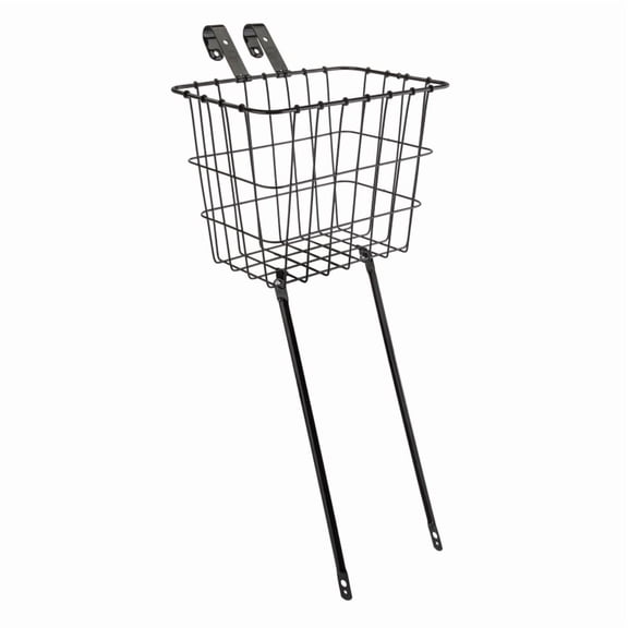 Wald Products #124 Front Basket Black Steel 11.75x8x9`