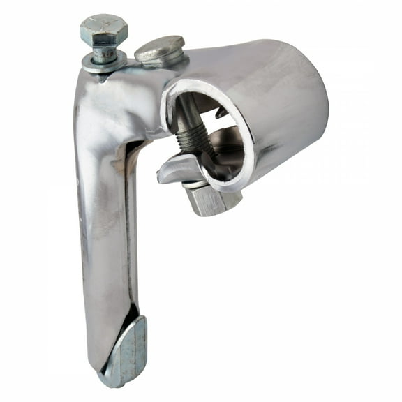 Wald Products #4 Mountain Quill Stem 60mm Bar Clamp 25.4mm 15 Deg Silver Steel