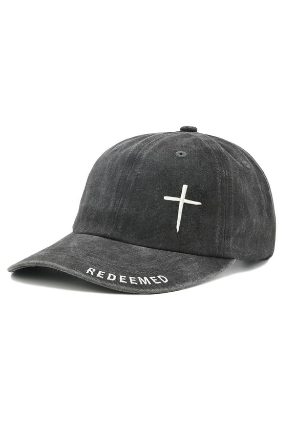 Cross Jesus Hat, Christian Hats for Men Women, Religious Gifts Redeemed Baseball Cap