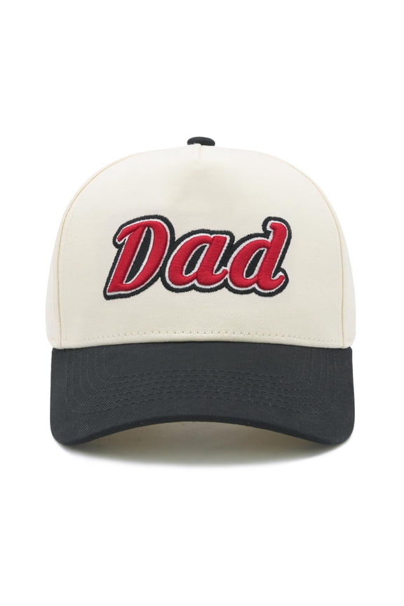 Dad Hats for Men, New Dad Gifts, 3D Embroidered Adjustable Two Tone Daddy Hat, Fathers Day Birthday Gifts from Daughter Son Wife