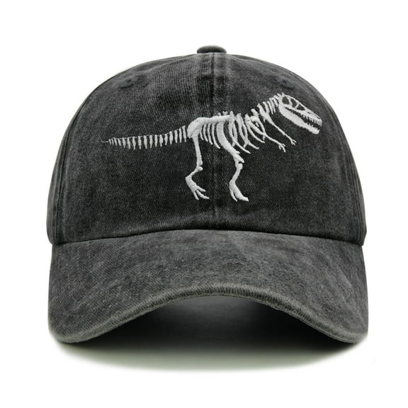 Waldeal Dinosaur Hat, Embroidered Skull Dinosaur Baseball Cap for Men Women, Big Boys, Dino Fans